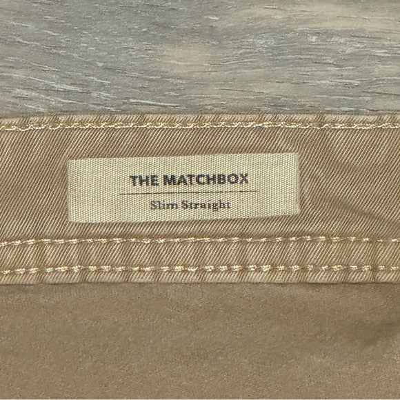 AG Adriano Goldschmied Matchbox Slim Straight Men's Jeans Tan 36x30 - Picture 4 of 8